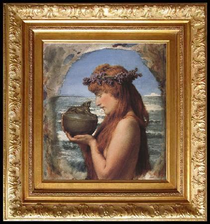 framed  Alma-Tadema, Sir Lawrence Pandora (mk23), Ta3142-1